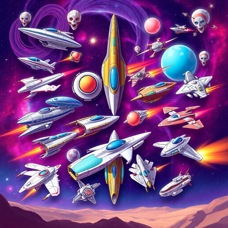 Random Spaceship Sprite Generator