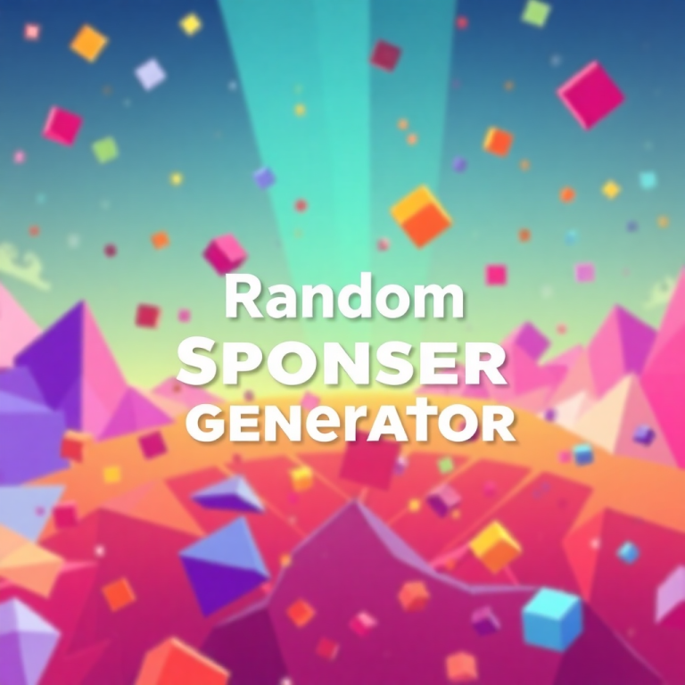 Random Sponsor Generator