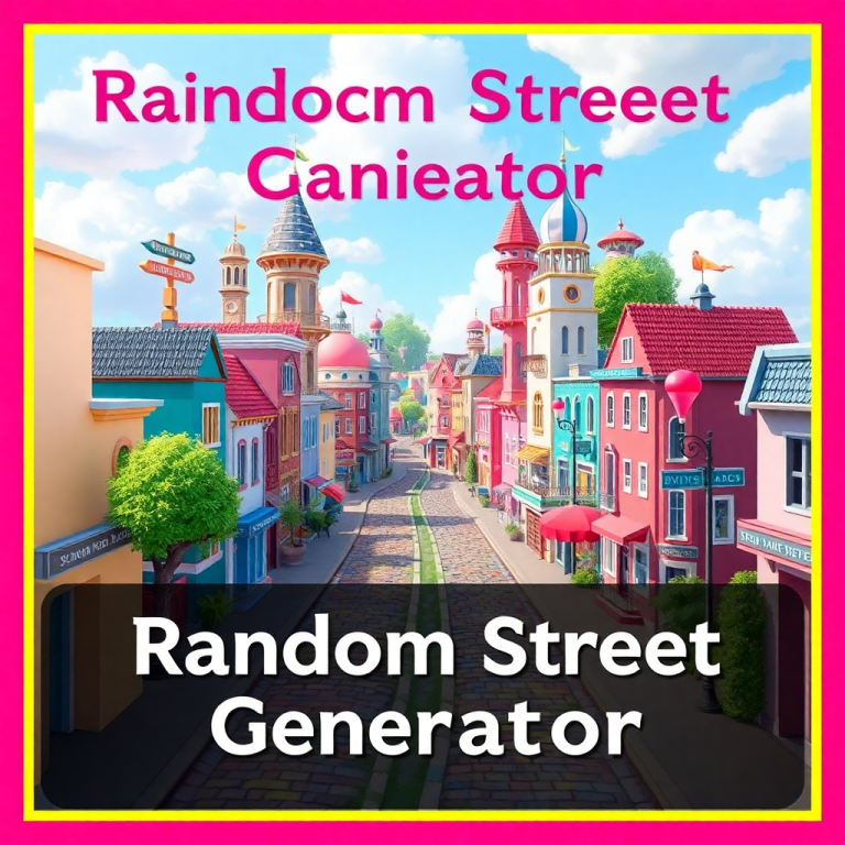 Random Street Name Generator