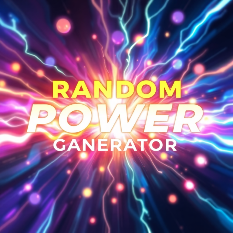 Random Superhero Power Generator
