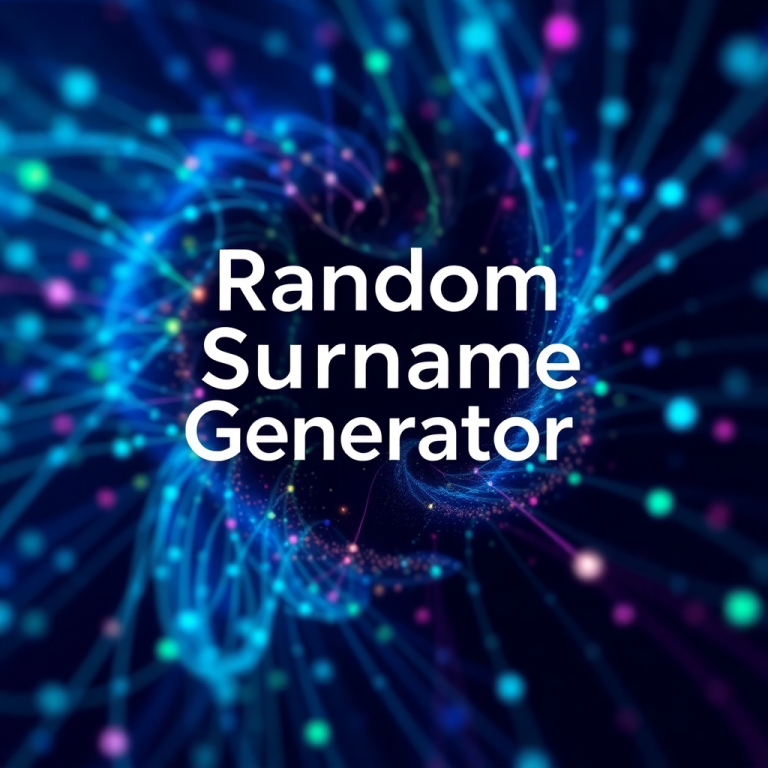 Random Surname Generator