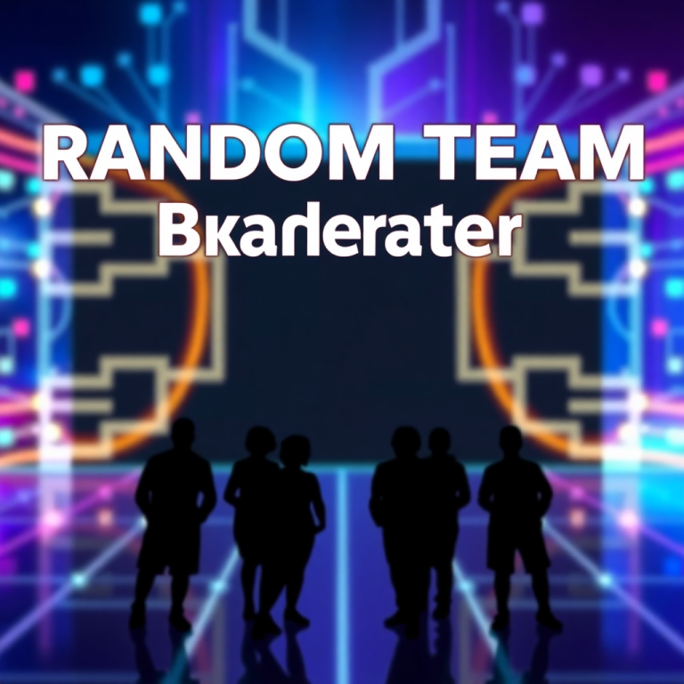 Random Team Bracket Generator