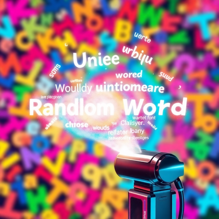 Random Unique Word Generator