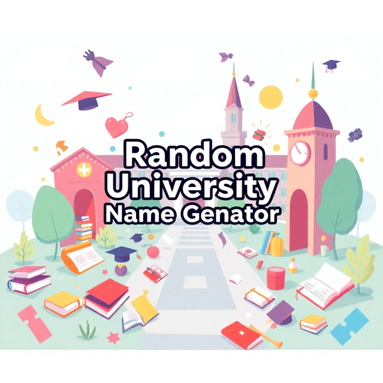 Random University Name Generator