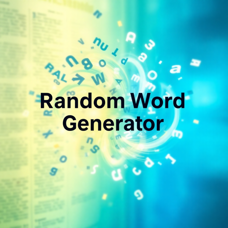 Random Word Generator With Definition
