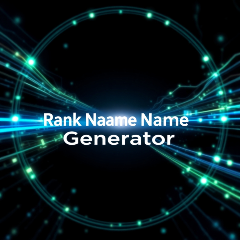 Rank Name Generator