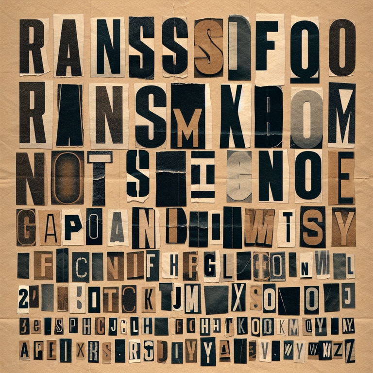 Ransom Note Generator