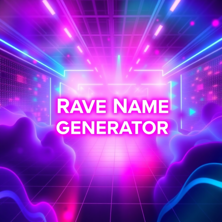 Rave Name Generator