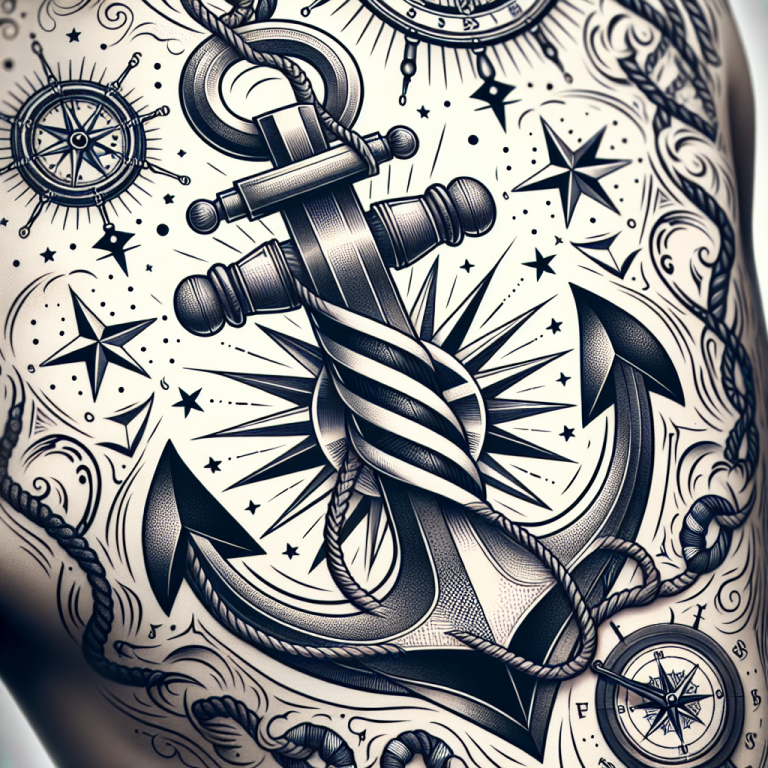 Realism Anchor Tattoo Generator