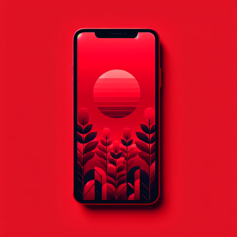 Red Wallpaper Plain Generator