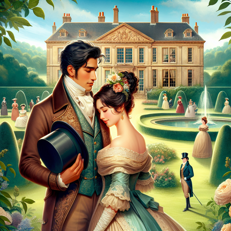 Regency Romance Book Cover Generator
