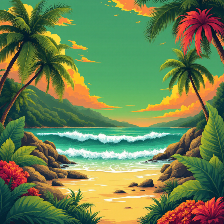 Reggae Album Artwork Generator