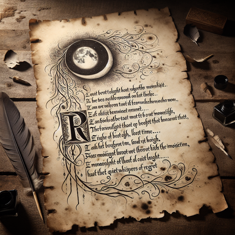 Regret Poem Generator