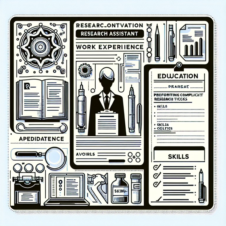 Research Assistant Resume Generator