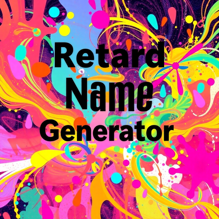 Retard Name Generator