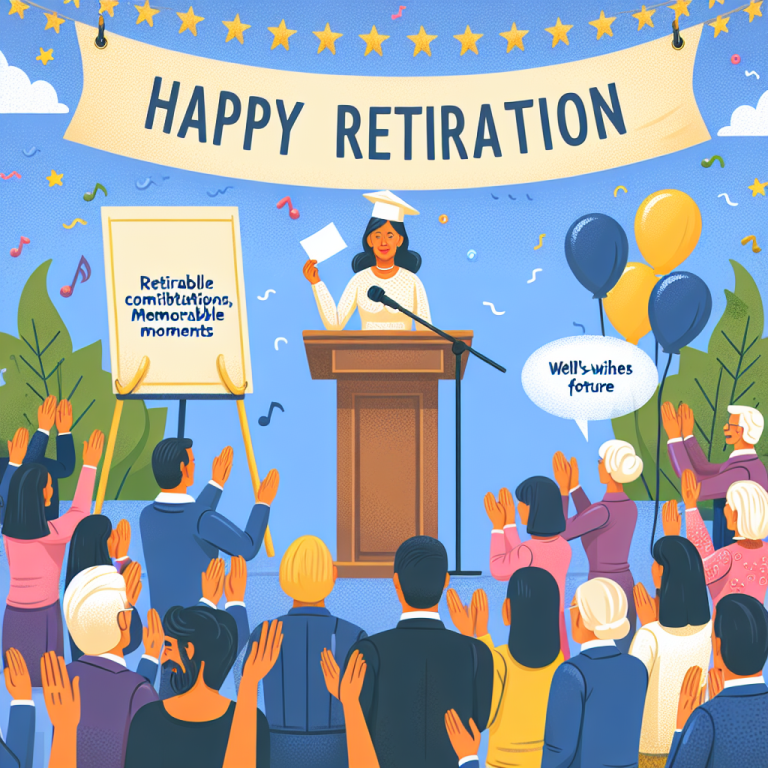 Retirement Party Speech Generator