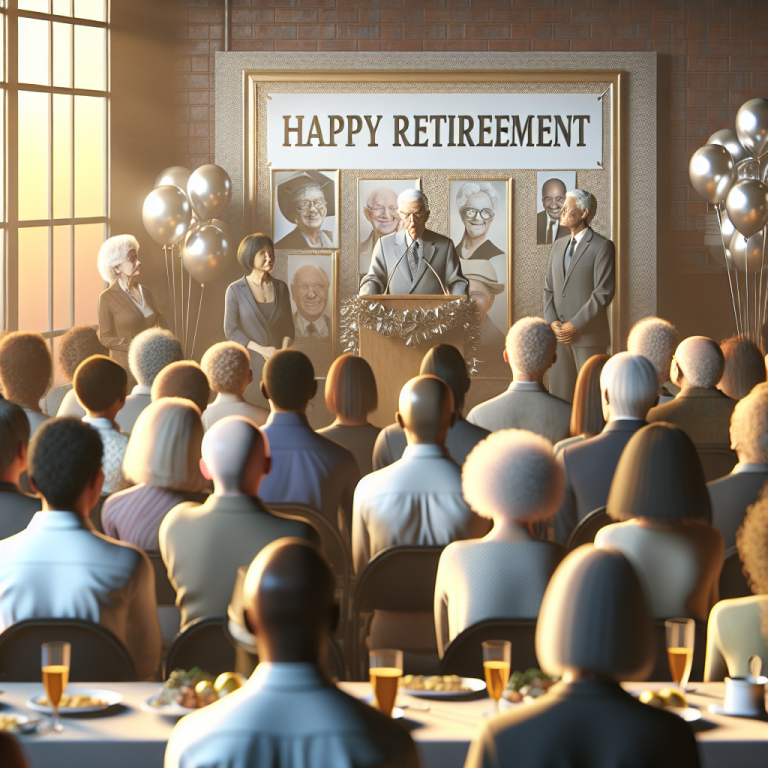 Retirement Speech Generator