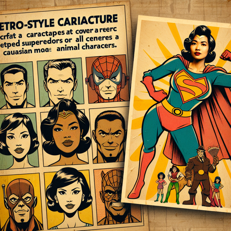 Retro Caricature Generator