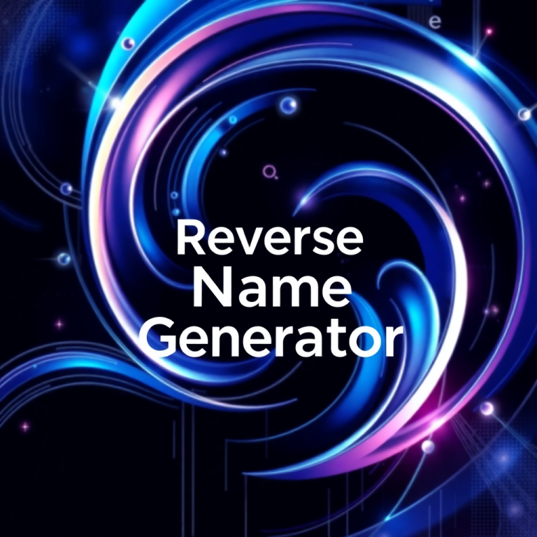 Reverse Name Generator