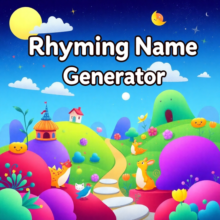 Rhyming Name Generator