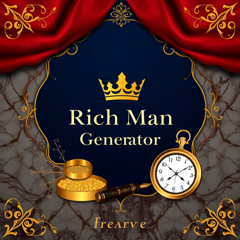 Rich Man Name Generator