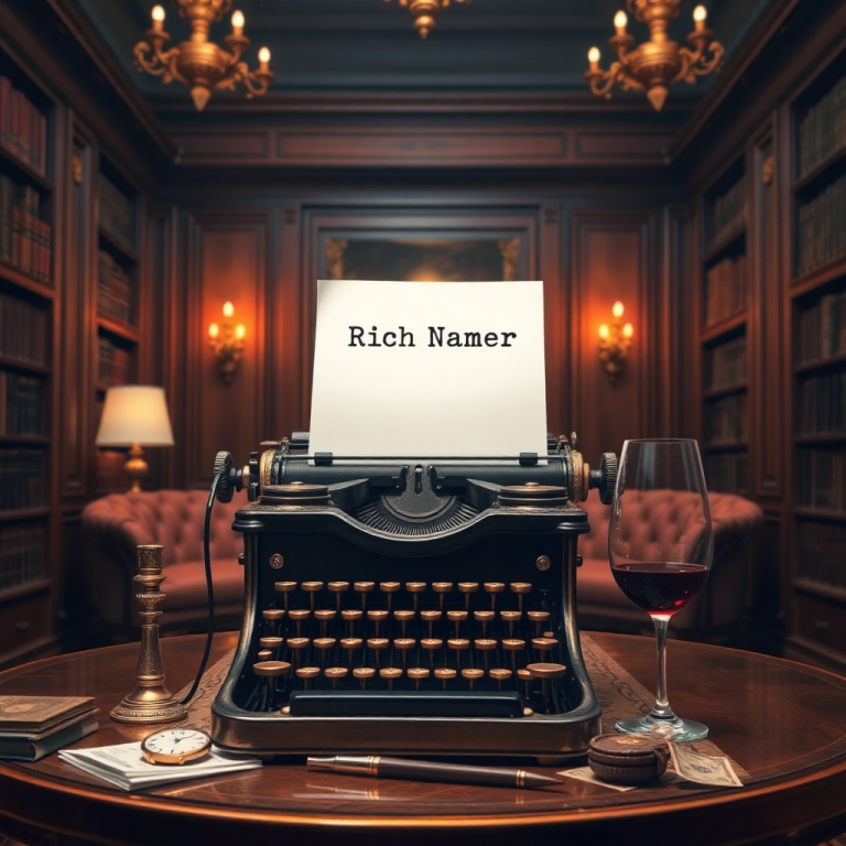 Rich Person Last Name Generator