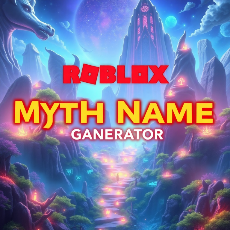 Roblox Myth Name Generator