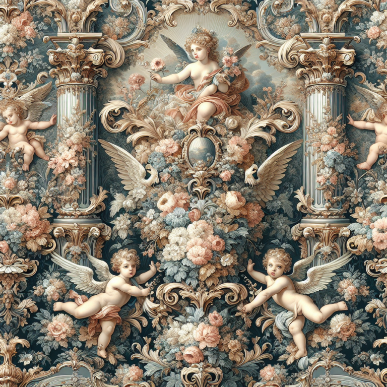 Rococo Wallpaper Generator