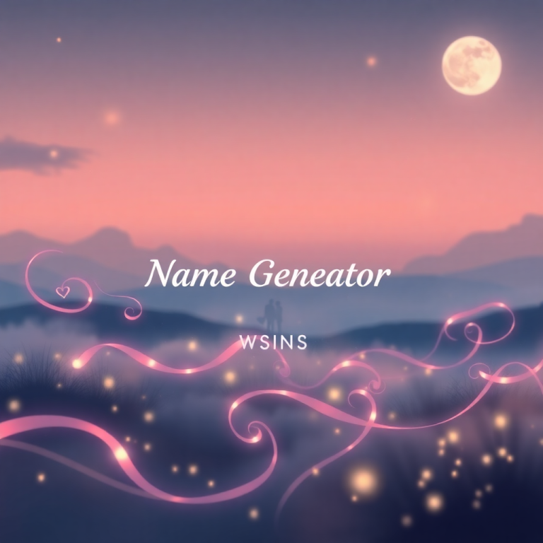 Romantic Name Generator