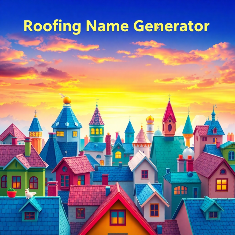 Roofing Name Generator