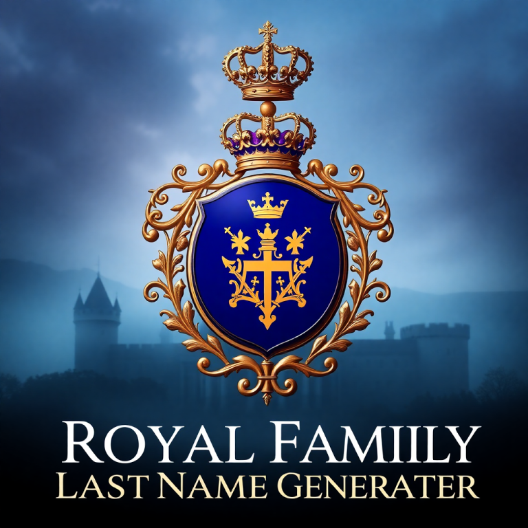 Royal Family Last Name Generator