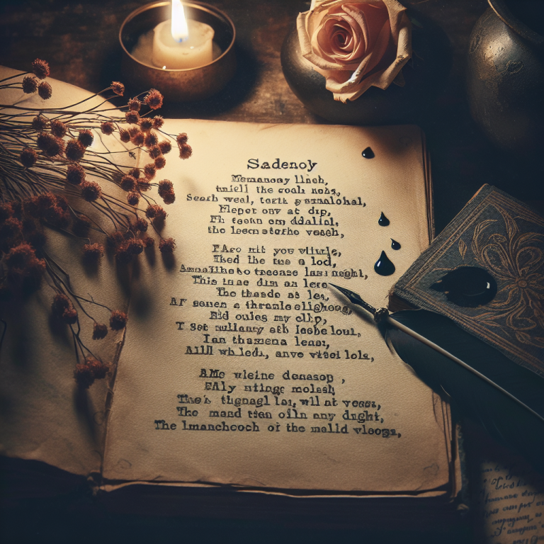 Sad Poem Generator