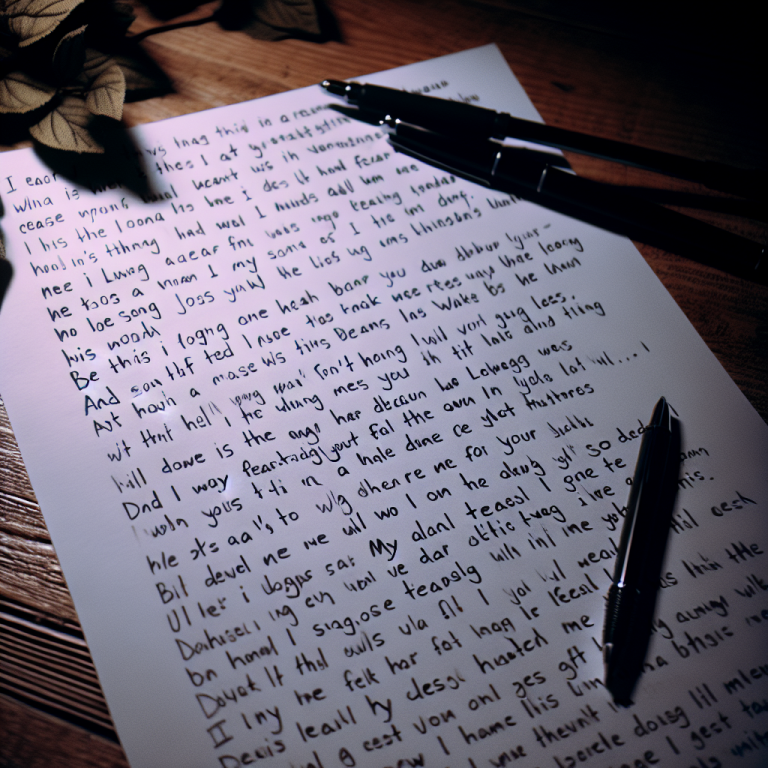 Sad Song Lyrics Generator