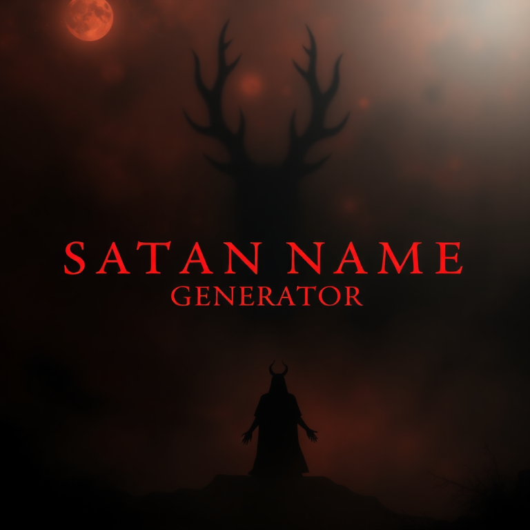 Satan Name Generator