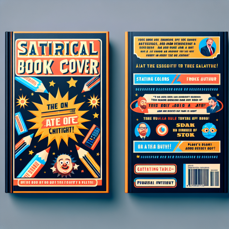 Satire Book Cover Generator