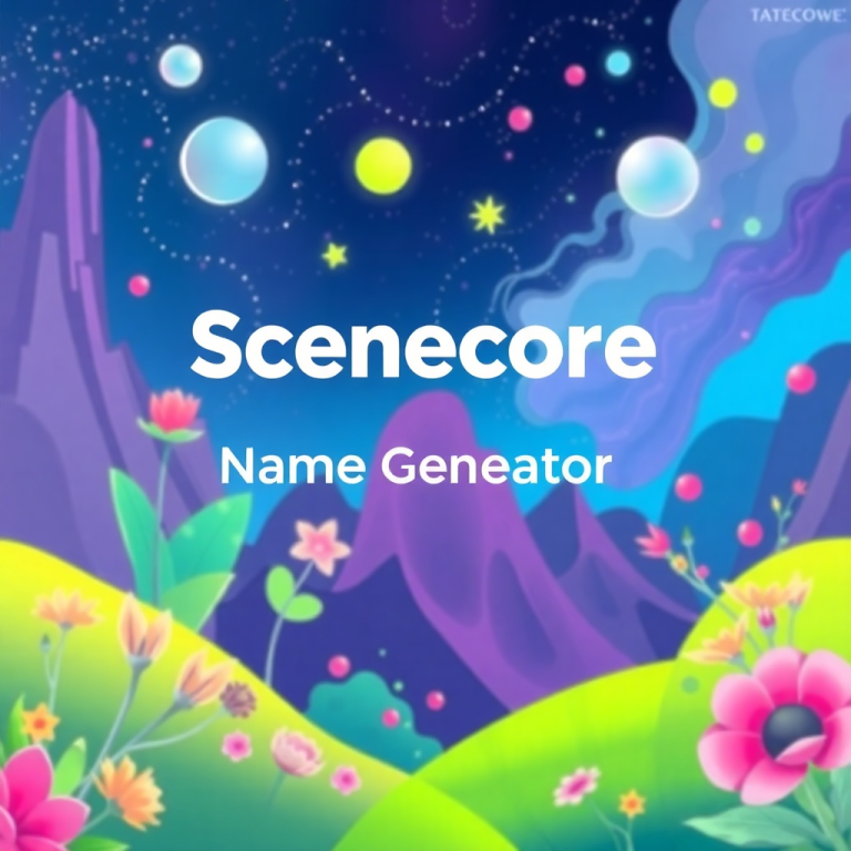 Scenecore Name Generator