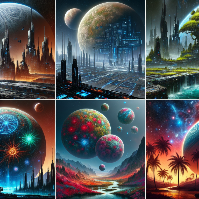 Sci Fi Landscape Game Generator