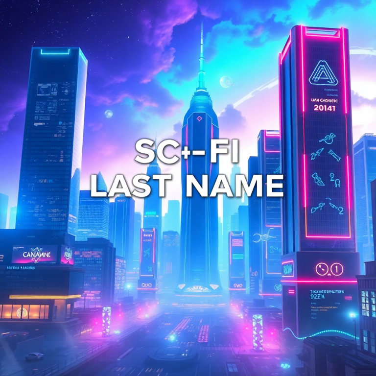 Sci Fi Last Name Generator