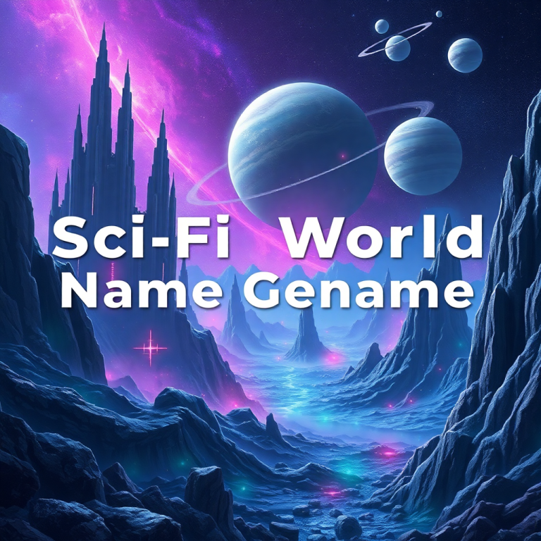 Sci Fi World Name Generator