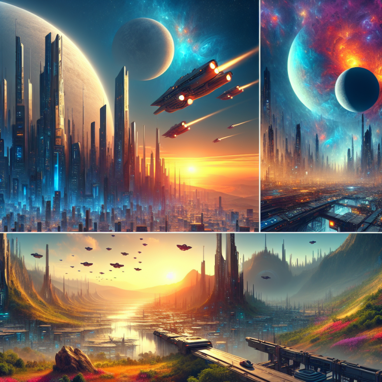 Science Fiction Wallpaper Generator