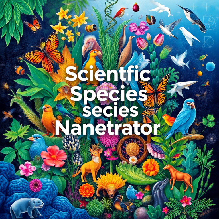 Scientific Species Name Generator