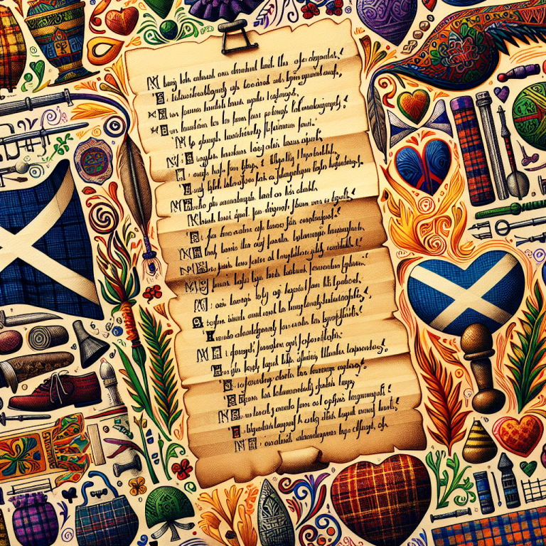 Scottish Folk Song Lyrics Generator