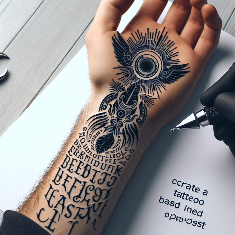 Script Rose Tattoo Generator