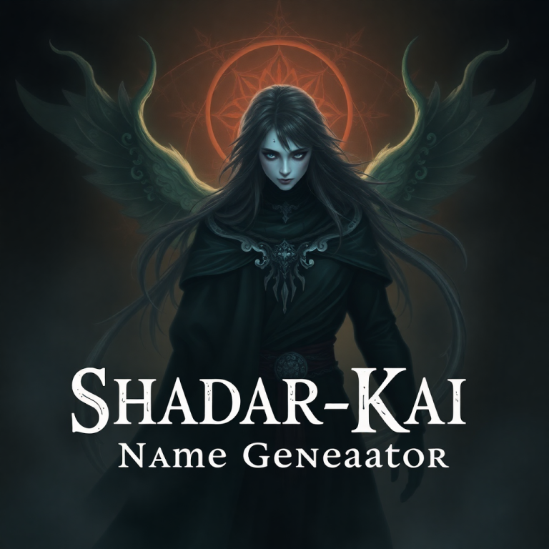 Shadar-kai Name Generator