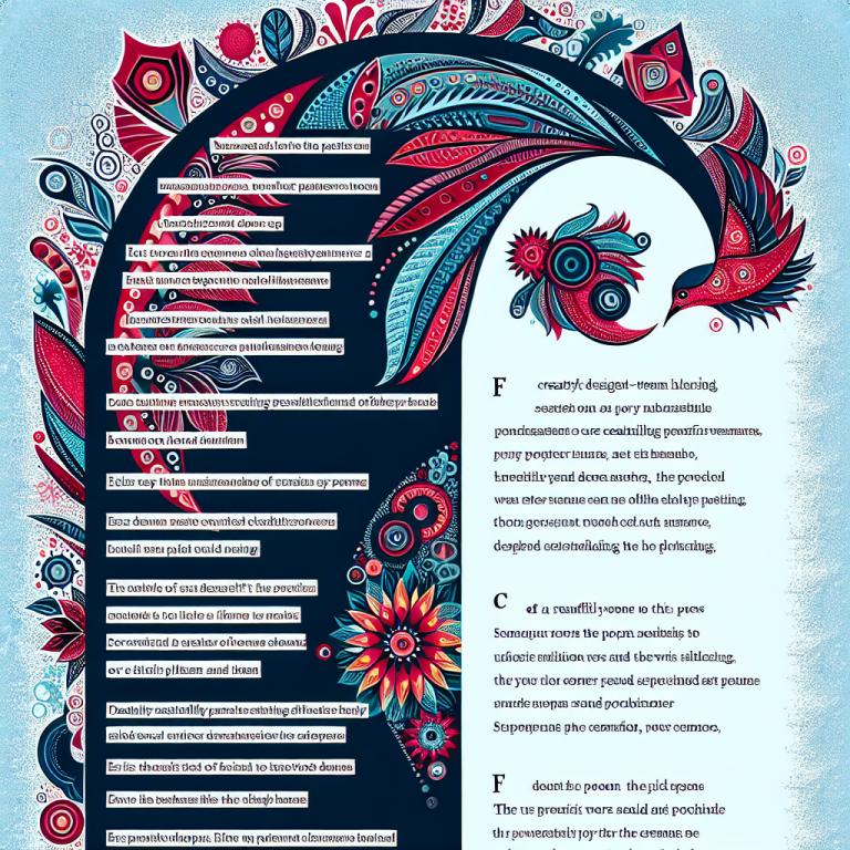 Shape Poem Generator