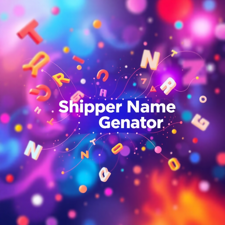 Shipper Name Generator