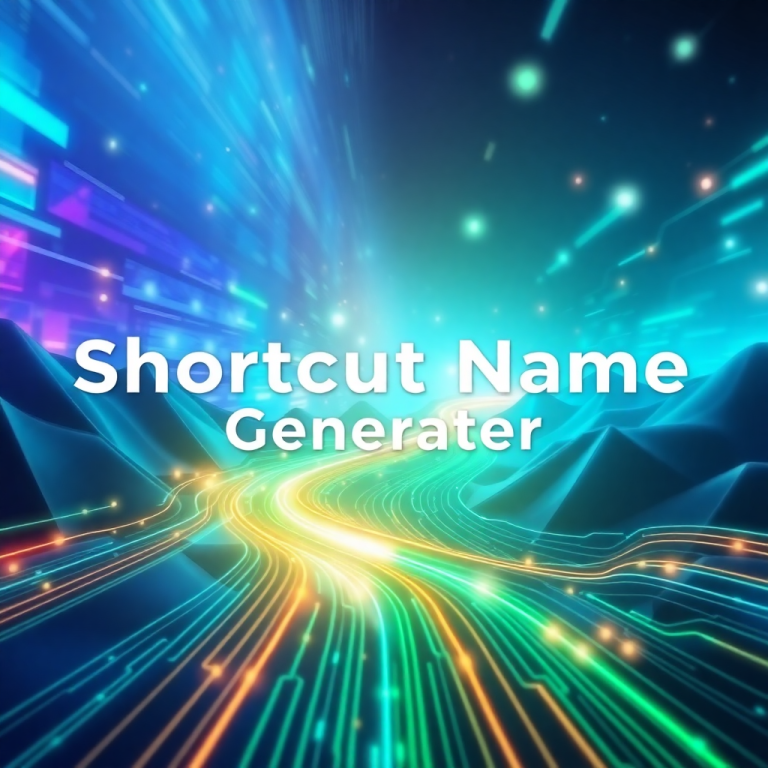 Shortcut Name Generator