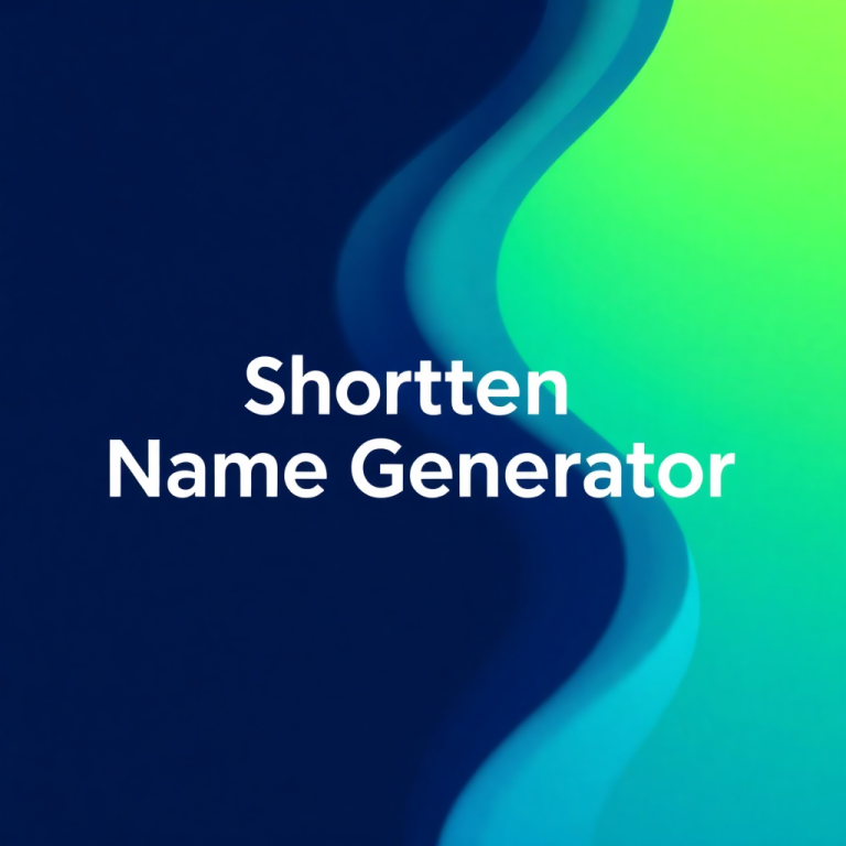Shorten Name Generator