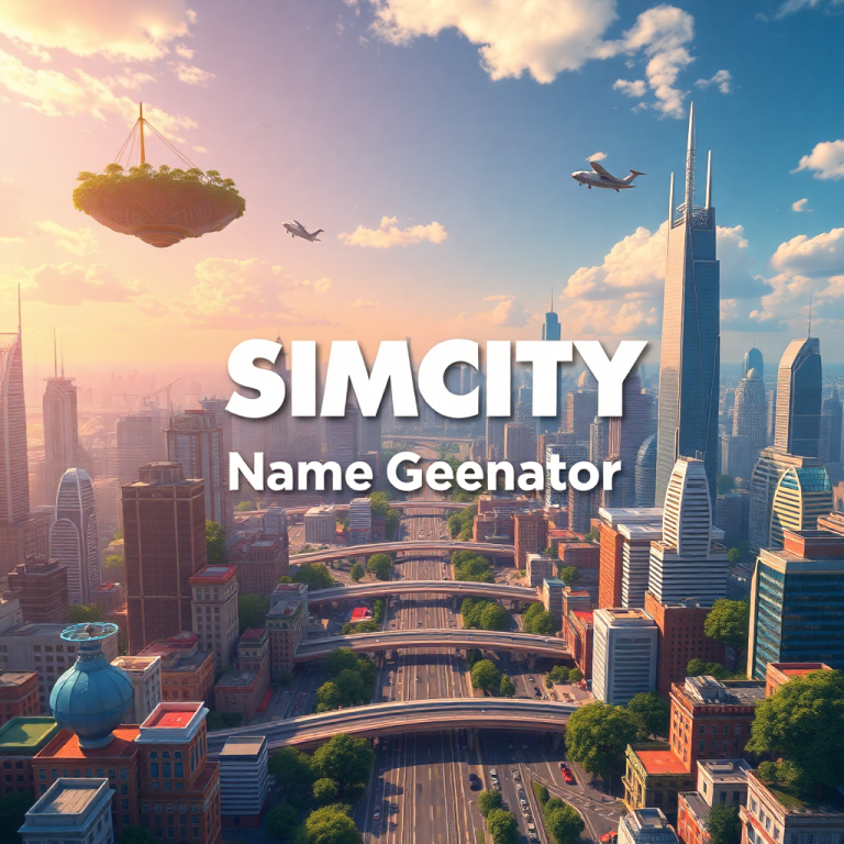 Simcity Name Generator