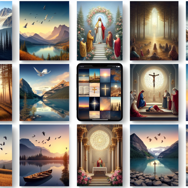 Simple Christian Wallpaper Generator